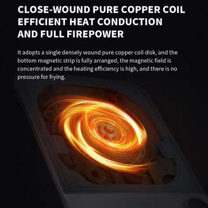 Original Xiaomi Mijia Smart Ultra-thin Induction Cooker 2100W Home Induction Cooker, Mijia Ultra-thin Induction Cooker