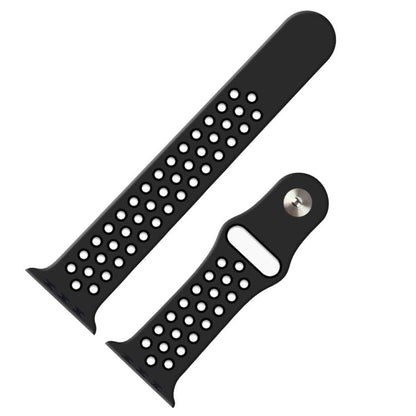 xDfind Two Color Silicone Sports Watch Band, For Apple Watch 46mm / 49mm / 45mm / 44mm, For Apple Watch 42mm / 41mm / 40mm / 38mm