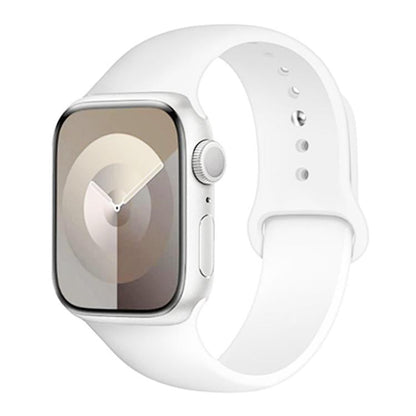xDfind Solid Color Silicone Sports Watch Band, For Apple Watch 46mm / 49mm / 45mm / 44mm, For Apple Watch 42mm / 41mm / 40mm / 38mm