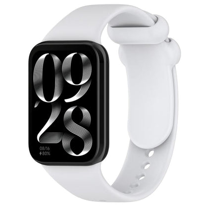 xDfind Solid Color Black Buckle Silicone Watch Band, For Redmi Watch 6 / 5 / Xiaomi Band 9 Pro, For Redmi Watch 6 / Watch 5 / Watch 4