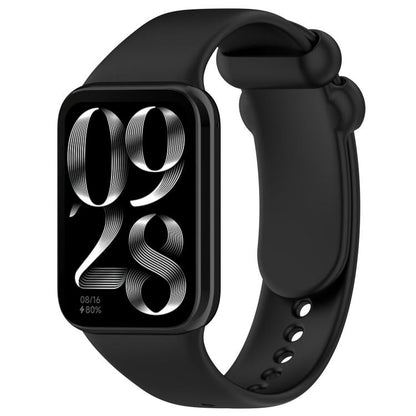 xDfind Solid Color Black Buckle Silicone Watch Band, For Redmi Watch 6 / 5 / Xiaomi Band 9 Pro, For Redmi Watch 6 / Watch 5 / Watch 4
