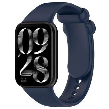 xDfind Solid Color Black Buckle Silicone Watch Band, For Redmi Watch 6 / 5 / Xiaomi Band 9 Pro, For Redmi Watch 6 / Watch 5 / Watch 4