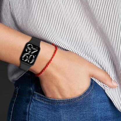 xDfind Solid Color Black Buckle Silicone Watch Band, For Xiaomi Band 10 Pro/9 Pro/Redmi Watch 6/5/4, For Redmi Watch 6 / Watch 5 / Watch 4