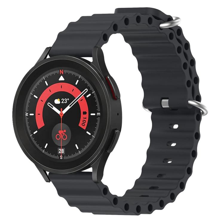 xDfind Ocean Style Silicone Solid Color Watch Band, 20mm, 22mm