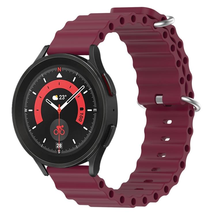 xDfind Ocean Style Silicone Solid Color Watch Band, 20mm, 22mm