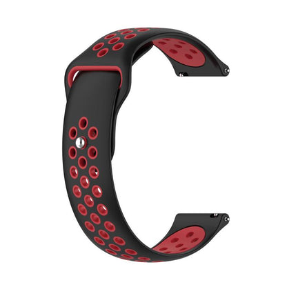 xDfind Two-color Silicone Watch Band, 20mm, 22mm