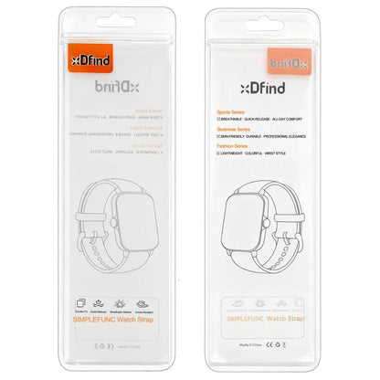xDfind Metal Buckle Solid Color Silicone Watch Band, For Xiaomi Smart Band 10 / 9 / 8
