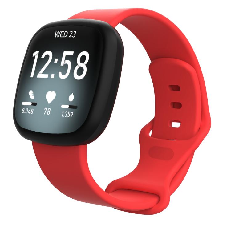 For Fitbit Versa 4 / Versa 3 / Sense2 / Sense xDfind Silicone Watch Band, L