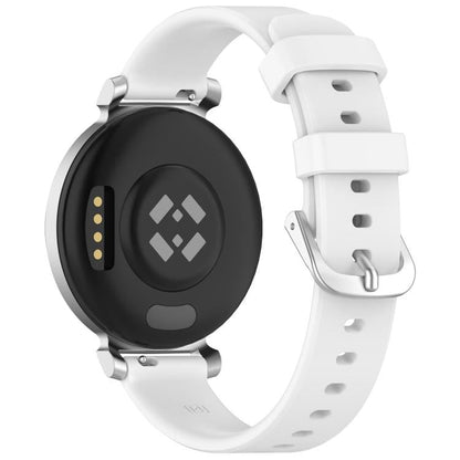 xDfind Quick Release Silver Buckle Silicone Watch Band Wristband, For Garmin Lily 2