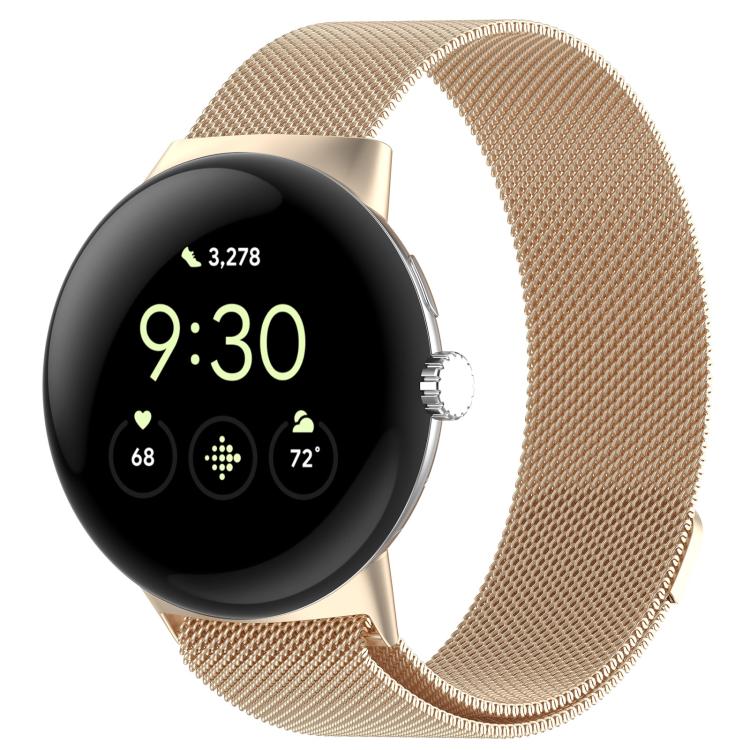 xDfind Milanese Metal Magnetic Watch Band, For Google Pixel Watch 4 / Watch 3 45mm, For Google Pixel Watch 4 / 3 / 2 / 1 41mm