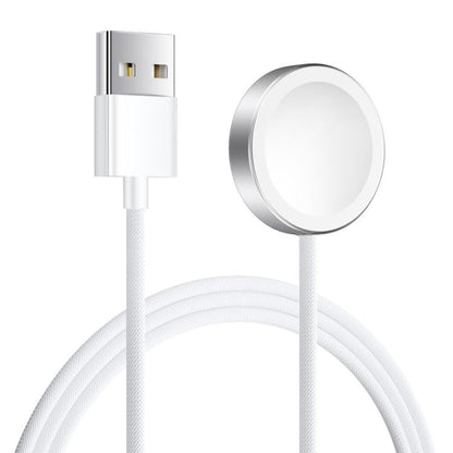 For Apple Watch Series xDfind Aluminum Alloy Shell Magnetic Wireless Watch Charger, Type-C, USB-A