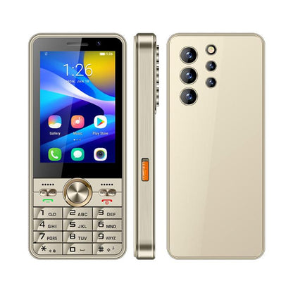 UNIWA XS24 Keypad Phone, 2GB+16GB, 3.5 inch Android 8.1 Mediatek MT6737M Quad Core, Flashlights, Network: 4G, Support Google Store, EU Plug, US Plug, UK Plug, AU Plug