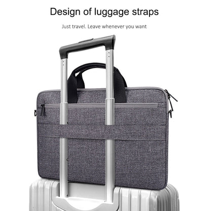ST08 Handheld Briefcase Carrying Storage Bag without Shoulder Strap, for 13.3 inch Laptop, for 14.1 inch Laptop, for 15.4 inch Laptop, for 15.6 inch Laptop