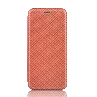 Carbon Fiber Texture Magnetic Horizontal Flip TPU + PC + PU Leather Case with Card Slot, For Kyocera Android One S6, For Kyocera Gratina KYV48, For Ulefone Note 9P, For Sharp Aquos Zero 5G Basic, For iPod Touch 5 / 6 / 7