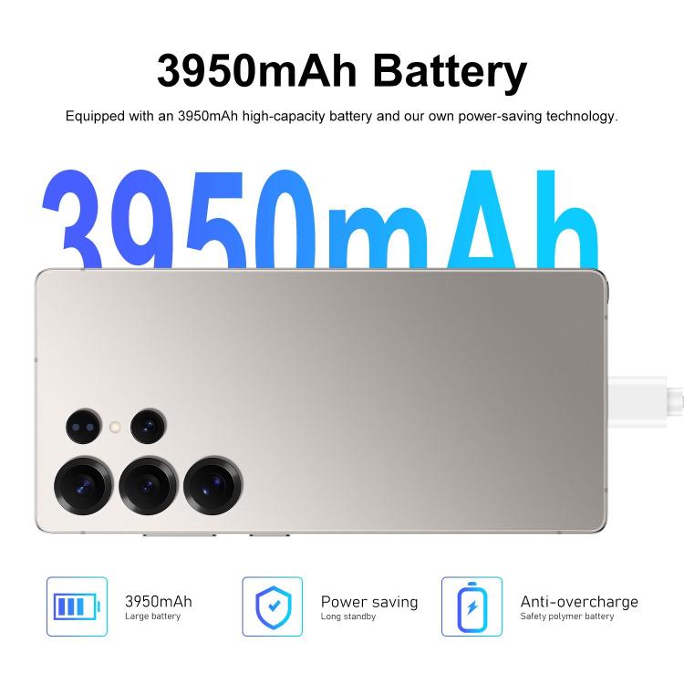 S25 Ultra / S11, 4GB+64GB, 6.75 inch Android 12 MTK6762 Octa Core, Network: 4G, Dual SIM, EU Plug, US Plug