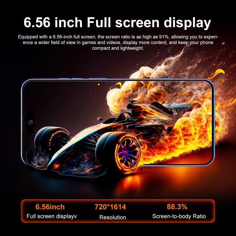 I16 Plus / RAi5, 3GB+64GB, 6.56 inch Android 10 MTK6739 Quad Core, Network: 4G, Dual SIM, EU Plug, US Plug, UK Plug, AU Plug