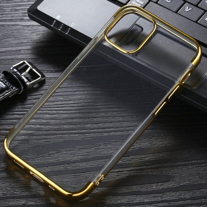 Three Stage Electroplating TPU Protective Soft Case, For iPhone 12 Pro Max