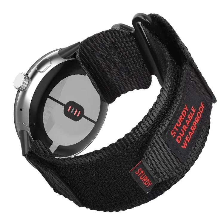 xDfind Quick Release Nylon Hook And Loop Fastener Buckle Watch Band, For Google Pixel Watch 4 / 3 45mm, For Google Pixel Watch 4 / 3 / 2 / 1 41mm