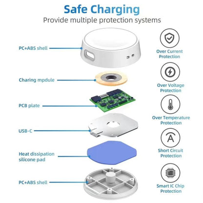 xDfind Portable Smart Watch Magnetic Wireless Charger, Length: 1m, For Samsung Galaxy Watch8/Ultra 2025/7/6/5