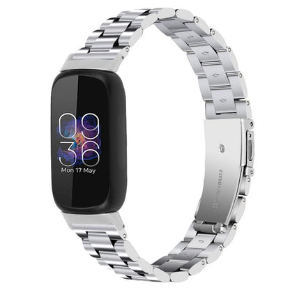 xDfind Three Beads Quick Release Metal Watch Band, For Fitbit Charge 6 / 5, For Fitbit Inspire 3, For Fitbit Versa 4 / 3 / Sense2 / 1, For Fitbit Charge 4 / 3