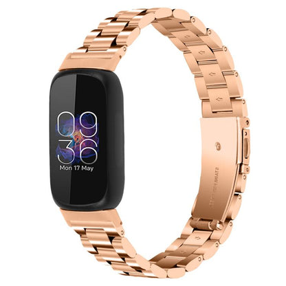xDfind Three Beads Quick Release Metal Watch Band, For Fitbit Charge 6 / 5, For Fitbit Inspire 3, For Fitbit Versa 4 / 3 / Sense2 / 1, For Fitbit Charge 4 / 3