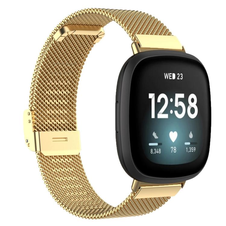 xDfind Milanese Metal Buckle Watch Band, For Fitbit Charge 6 / 5, For Fitbit Inspire 3, For Fitbit Versa 4 / 3 / Sense2 / 1, For Fitbit Charge 4 / 3