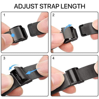 xDfind Milanese Metal Buckle Watch Band, For Fitbit Charge 6 / 5, For Fitbit Inspire 3, For Fitbit Versa 4 / 3 / Sense2 / 1, For Fitbit Charge 4 / 3