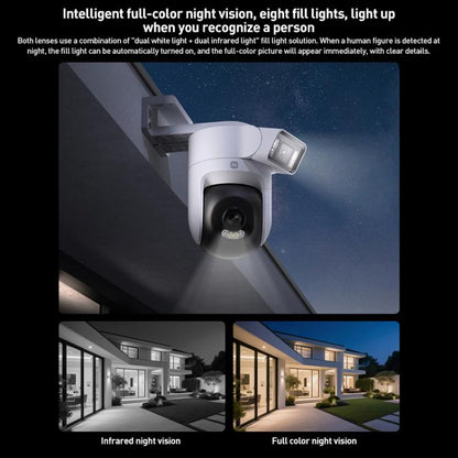 Original Xiaomi Outdoor Camera 4 MJSXJ10HL Dual 5MP 3K Ultra HD IP66 Waterproof, MJSXJ10HL