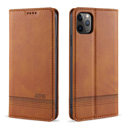 AZNS Magnetic Calf Texture Horizontal Flip Leather Case with Card Slots & Holder & Wallet, For iPhone 12 Pro Max, For iPhone 12 / 12 Pro, For iPhone 12 mini, For iPhone 11 Pro Max