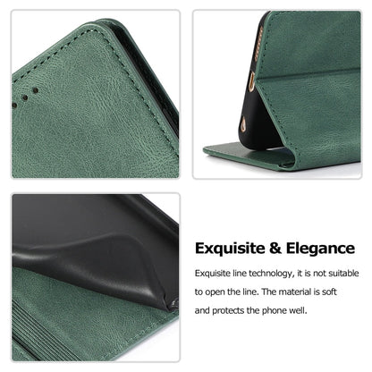 Retro Magnetic Closing Clasp Horizontal Flip Leather Case with Holder & Card Slots & Photo Frame & Wallet, For iPhone 6, For iPhone 6 Plus, For iPhone SE 2022 / SE 2020 / 8 / 7, For iPhone 8 Plus / 7 Plus