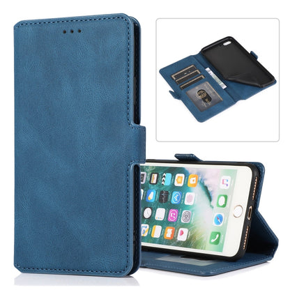 Retro Magnetic Closing Clasp Horizontal Flip Leather Case with Holder & Card Slots & Photo Frame & Wallet, For iPhone 6, For iPhone 6 Plus, For iPhone SE 2022 / SE 2020 / 8 / 7, For iPhone 8 Plus / 7 Plus