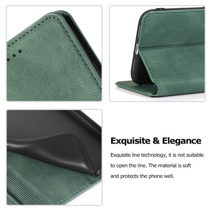 Retro Magnetic Closing Clasp Horizontal Flip Leather Case with Holder & Card Slots & Photo Frame & Wallet, For iPhone XR, For iPhone XS Max