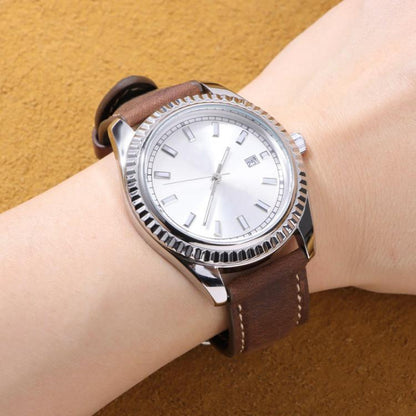 xDfind Retro Crazy Horse Texture Leather Watch Band, 24mm for Suunto 9 / 9 Baro / D5 / Core / 7, 14mm, 18mm