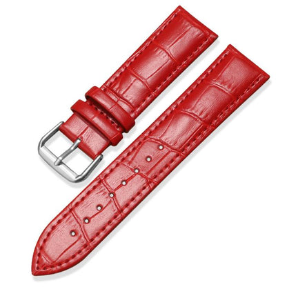 xDfind Bamboo Texture Pin Buckle Leather Watch Band, 24mm for Suunto 9 / 9 Baro / D5 / Core / 7, 12mm, 14mm, 18mm