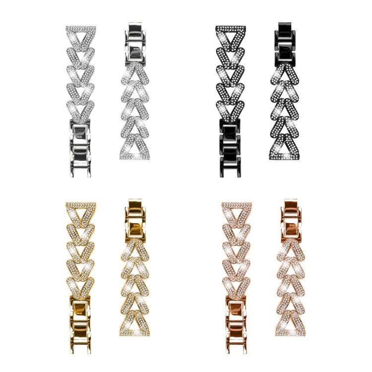 xDfind Small Twist Diamond Metal Watch Band, 20mm For Amazfit Bip U / Bip Lite / Bip 3 Pro, 20mm For Amazfit GTS4 Mini/3/2 /2e/2 Mini, 20mm For Xiaomi Haylou RS4 Plus LS11 / LS12, 20mm For Ticwatch GTH / E3 / E / 2                                      ...
