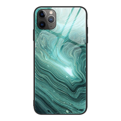 Marble Pattern Glass Protective Case, For iPhone 12 mini, For iPhone 12 Pro Max, For iPhone 11 Pro