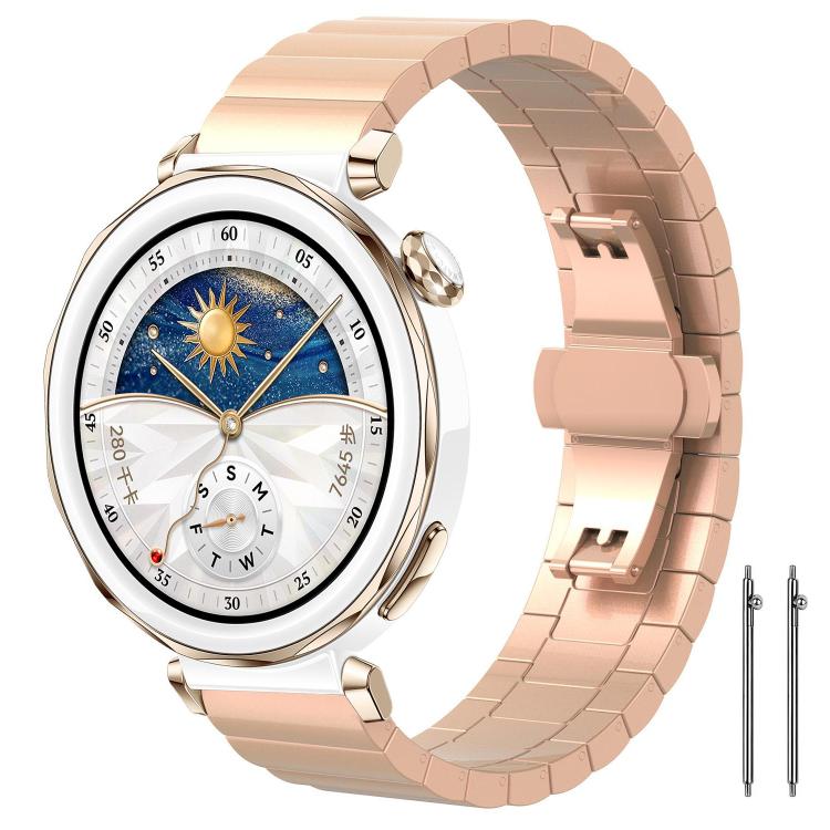 xDfind One-bead Bamboo Solid Stainless Steel Watch Band, 18mm, 20mm, 22mm, 14mm