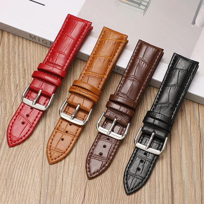 xDfind Bamboo Texture Pin Buckle Leather Watch Band, For Fitbit Charge 6 / 5 18mm, For Fitbit Inspire 3 12mm, For Fitbit Versa 4 / 3 / Sense2 / 1 20mm, For Fitbit Luxe / Special Edition 12mm