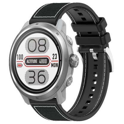 xDfind Hybrid Nylon Braid Silicone Watch Band, 20mm For COROS Pace 2 / Apex 2 42mm