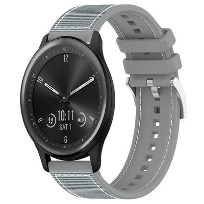 xDfind Hybrid Nylon Braid Silicone Watch Band, 22mm For Garmin Forerunner 570 47mm/935/945, 20mm For Garmin Forerunner 570 42mm/245/645, 20mm For Garmin?Vivomove?Sport/Vivoactive5/3, 22mm For Garmin Venu 3 / Vivoactive 4