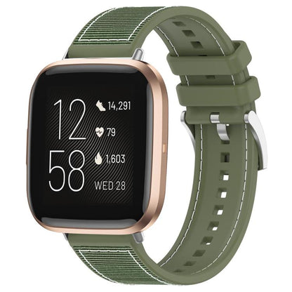 xDfind Hybrid Nylon Braid Silicone Watch Band, For Fitbit Versa 4/Versa3/Sense2/Sense 20mm, For Fitbit Versa 2/Versa/Versa Lite 22mm