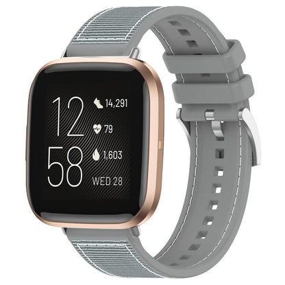 xDfind Hybrid Nylon Braid Silicone Watch Band, For Fitbit Versa 4/Versa3/Sense2/Sense 20mm, For Fitbit Versa 2/Versa/Versa Lite 22mm