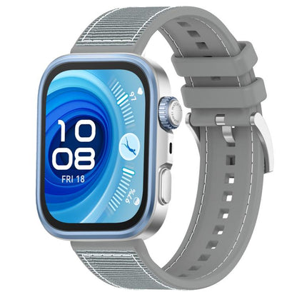 xDfind Hybrid Nylon Braid Silicone Watch Band, For Huawei Watch Fit4 / Fit3 / Fit4 Pro 20mm, For Huawei Watch D2 22mm