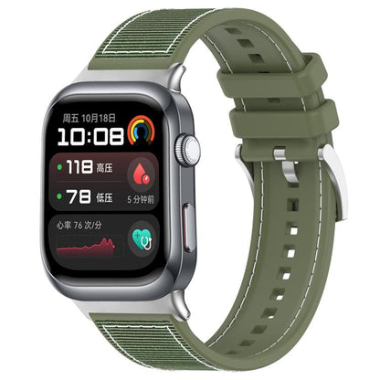 xDfind Hybrid Nylon Braid Silicone Watch Band, For Huawei Watch Fit4 / Fit3 / Fit4 Pro 20mm, For Huawei Watch D2 22mm