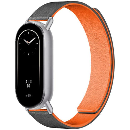 xDfind Flat Head Litchi Texture Magnetic Silicone Watch Band, 14mm, 18mm