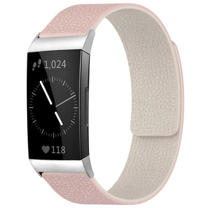 xDfind Litchi Texture Magnetic Silicone Watch Band, For Fitbit Inspire 2 / Ace 3, For Fitbit Charge 4 / Charge 3