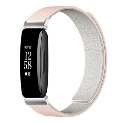 xDfind Litchi Texture Magnetic Silicone Watch Band, For Fitbit Inspire 2 / Ace 3, For Fitbit Charge 4 / Charge 3