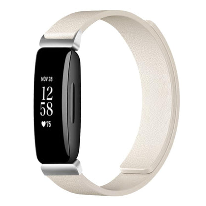 xDfind Litchi Texture Magnetic Silicone Watch Band, For Fitbit Inspire 2 / Ace 3, For Fitbit Charge 4 / Charge 3