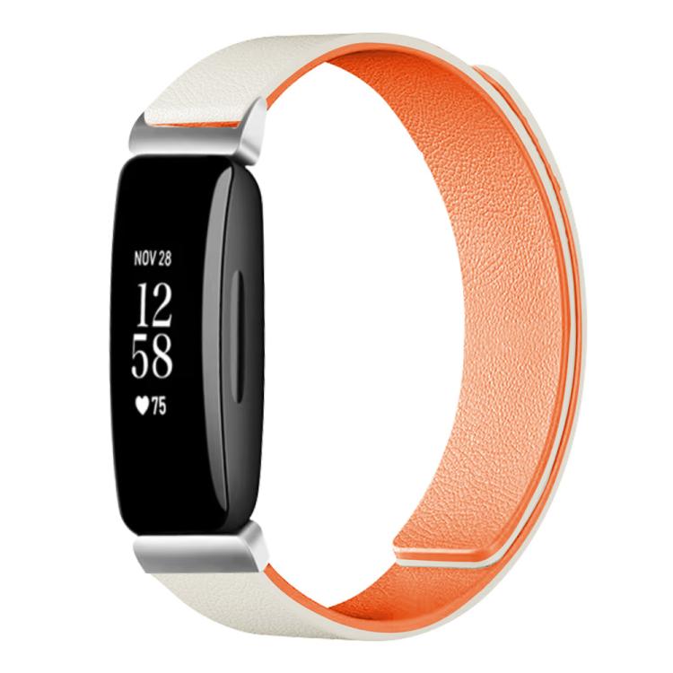 xDfind Litchi Texture Magnetic Silicone Watch Band, For Fitbit Inspire 2 / Ace 3, For Fitbit Charge 4 / Charge 3