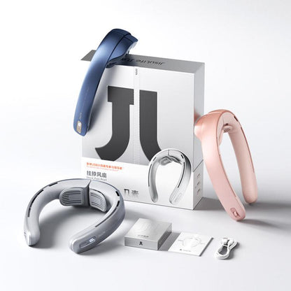 JisuLife FA45 100-speed Dual Turbo Portable Neck Fan Pro1